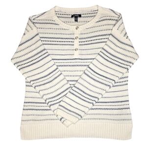 Chaps Sweater Size L 95% Cotton